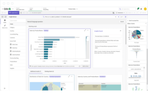 Pantallazo de Qlik Sense